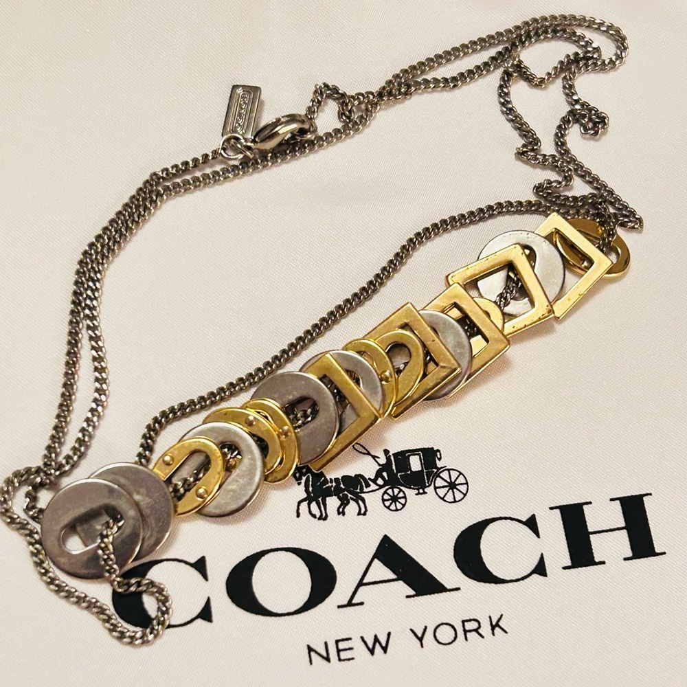 Vintage Coach Y2K Trinket Charm Neckkace - Picture 10 of 10